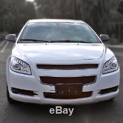 08-12 Chevy Malibu LED Crystal Projector Headlights Lamps Left+Right Pair