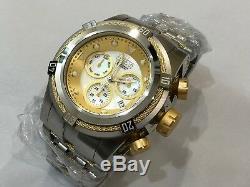 0822 Invicta Reserve 52mm Bolt Zeus Swiss Quartz Chronograph SS Bracelet Watch