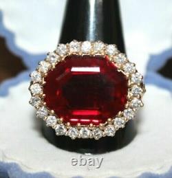 1.80ct Oval Cut Ruby Simulated Diamond Halo Wedding/Engagement Ring925 Silver
