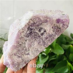 1.9lb Natural Kunzite Quartz Crystal Raw Stone Rough Mineral Specimens