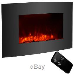 1500W Electric Fireplace Heater Stove Insert Wall Mount & Free Standing Heater