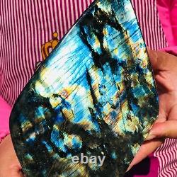 1500g Natural Gorgeous Labradorite Quartz Crystal Stone Specimen Healing 565