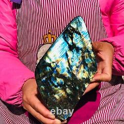1500g Natural Gorgeous Labradorite Quartz Crystal Stone Specimen Healing 565