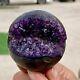 186G Natural Uruguayan Amethyst Quartz crystal open smile ball therapy