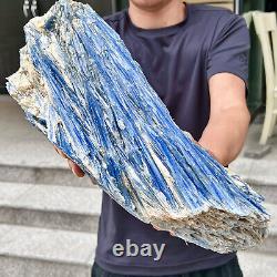 18LB Natural Beautiful blue Fluorite Crystal ore standard specimen-AE353