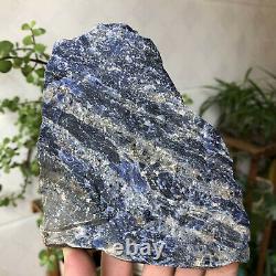 2.14LB Natural Blue-vein stone Crystal Raw Rough Mineral Specimens Healing Stone