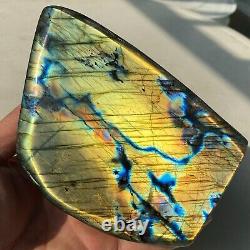 2.72LB Natural Gorgeous Labradorite Quartz Crystal Stone Specimen Healing K11
