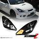 2000-2005 Toyota Celica GT GTS JDM Crystal Black Front Headlights Lamps Assembly