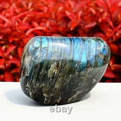 2017g Natural Blue Light Flash Labradorite Crystal Mineral Specimen Healing Gift