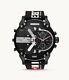2021 Brand New Mr. Daddy 2.0 Chronograph black nylon and silicone watch DZ7433
