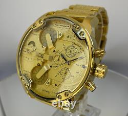 2024 Brand New Mr. Daddy 2.0 Chronograph Gold-Tone Stainless Steel Watch DZ7479