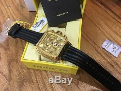 20241 Invicta S1 Rally Touring Swiss Quartz 18KT Gold-Plated Case L Strap Watch