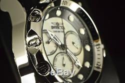 20395 Invicta Venom Sea Dragon Swiss MOP Dial Silver Tone Case Black Strap Watch