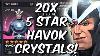 20x 5 Star Havok Featured Grandmaster Crystal Opening Marvel Contest Of Champions