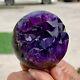 211G Natural Uruguayan Amethyst Quartz crystal open smile ball therapy