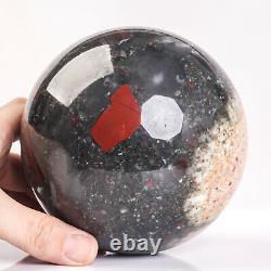 2203g 116mm Huge Natural African Bloodstone Crystal Sphere Healing Ball