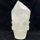 2760g Natural Beautiful White Crystal Quartz Skull Hand Carved Healing Skull