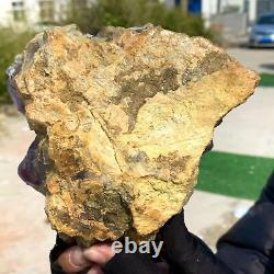 3.82LB Natural Amethyst geode quartz cluster crystal specimen Healing