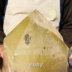 33.88LB Natural smoked crystal specimens polished healed 15400g