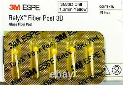 3M ESPE RelyX Dental Glass Fiber Post Quartz Root Canal Drills 1.1 1.3 1.6 1.9mm