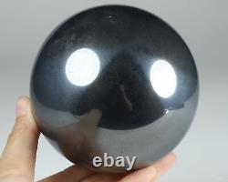 4.0 Hematite Hand Carved Crystal Ball/Sphere, Crystal Healing