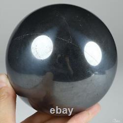 4.0 Hematite Hand Carved Crystal Ball/Sphere, Crystal Healing