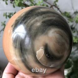 4.18lb Natural Sunstone Ball Quartz Crystal Sphere Polished Healing Stone Decor