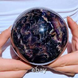 4.33LB Natural Dream Amethyst Sphere Quartz Crystal Ball Specimen Healing