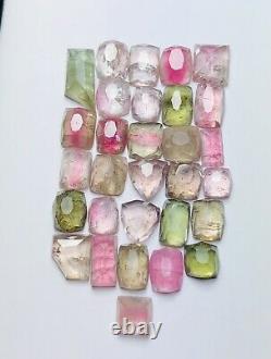 40.10 Carats Beautiful Tourmaline Rose Cuts ethically sourced from Afghanistan