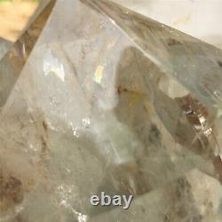 40.9LB Natural Ghost Crystal Quartz Obelisk Crystal wand point reiki Healing