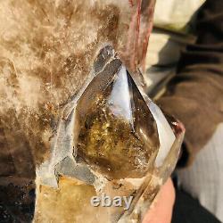 44.43LB Natural smoked crystal specimens polished healed 20200g