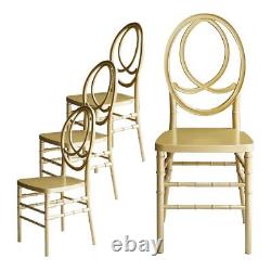 4pcs PP Crystal Chiavari Ghost Chairs Elegant Party Event Wedding Chair
