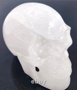 5.3 Natural Crystal Carved Crystal Skull, Realistic Skull Gemstone & Crystal