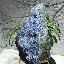 5.93lb Natural blue-veins stone Quartz Crystal Raw Rough Mineral Specimens