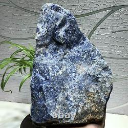 5.93lb Natural blue-veins stone Quartz Crystal Raw Rough Mineral Specimens