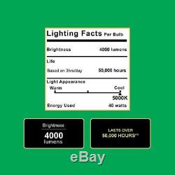 6 Pack Sunco 4' Shop Light Utility Led 40w (260w) 5000k (daylight) Frosted