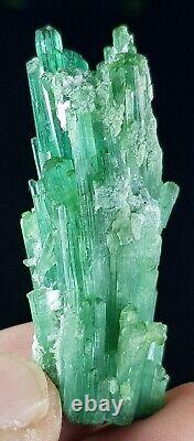 68 Ct Natural Terminated Green Color Tourmaline Crystal from Afghanistan