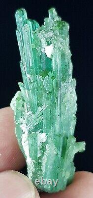 68 Ct Natural Terminated Green Color Tourmaline Crystal from Afghanistan