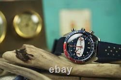 $695 MSRP Bulova Men's Pepsi Archive Surfboard Chronograph Watch 98A253 NEW