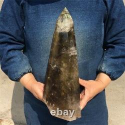 7.59kg Natural Crystal Smoky Citrine Obelisk Quartz Point Reiki Healing Energy