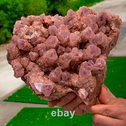 7.89LB Natural Amethyst geode quartz clustercrystal specimen Healing