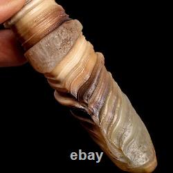74g 110mm Rare NATURAL Agate Mineral Specimen Point Wand Healing From Zambia