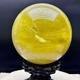 8.81lb Natural Citrine Quartz Sphere Crystal Energy Ball Reiki Healing Decor+S