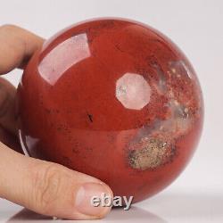 837g84mm Large Natural Red Jasper Sphere Quartz Crystal Healing Ball Chakra