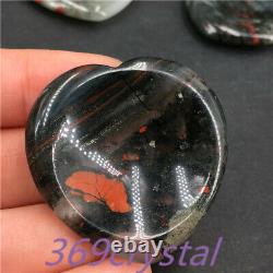 A lot of Natural mini heart quartz Ashtray Carved Crystal Thumb massage Nepenthe