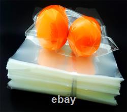 ANY SIZE Crystal Clear Bags Resealable Lip Tape Cello Self Seal Poly Bag Plastic