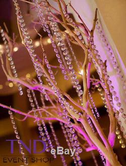 Acrylic Crystal Garland Strand Chain Hanging Diamond Bead/wedding Tree Decor