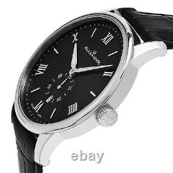 Alexander Swiss Made Mens A102-02 Designer Watch Sapphire Crystal Leather Strap