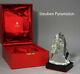 BIG NEW in RED BOX STEUBEN glass PYRAMIDON CRYSTAL prism art SCULPTURE and BASE