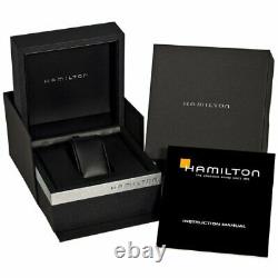 BRAND NEW Hamilton Men's KHAKI NAVY SCUBA AUTOMATIC Black Dial Watch H82335131